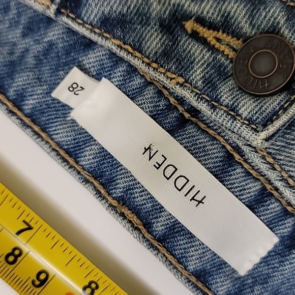 Hidden  Raw hem straight Jeans - Picture 5 of 16